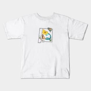 New Mexico Mermaid Kids T-Shirt